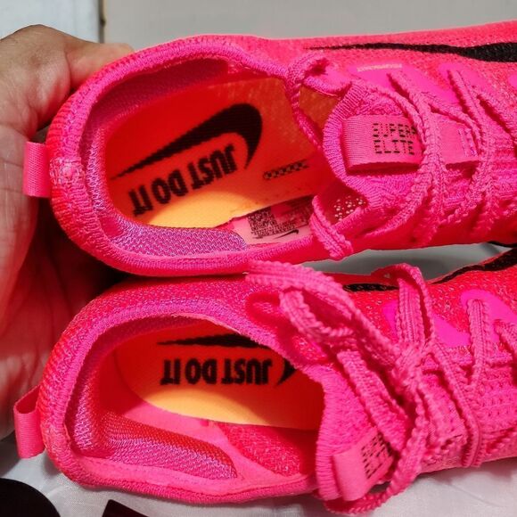 Nike Zoom Superfly Elite 2 Mens Sz 9 Sprinter Shoe Pink/Black New With Bag - Picture 14 of 14